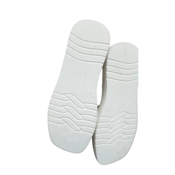 Free People Finn Fisherman Platform Italian Leather Sandals in White Size EU 39 - Picture 9 of 10